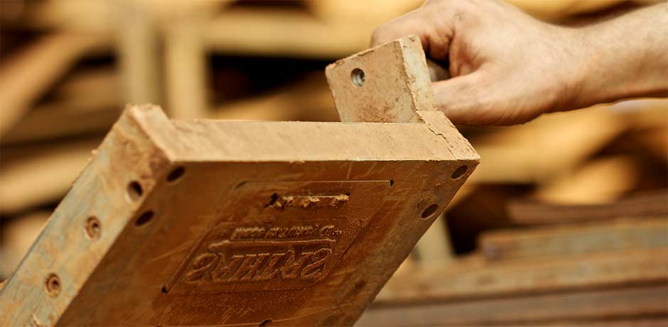 stamping the tile